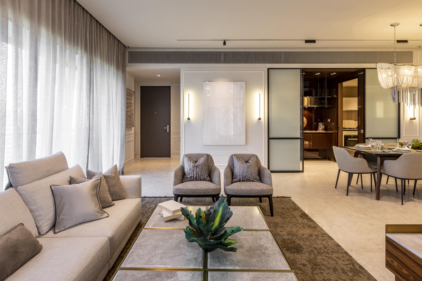 ORCHARD BY THE PARK DUPLEX SHOWFLAT Edmund Ng Architects